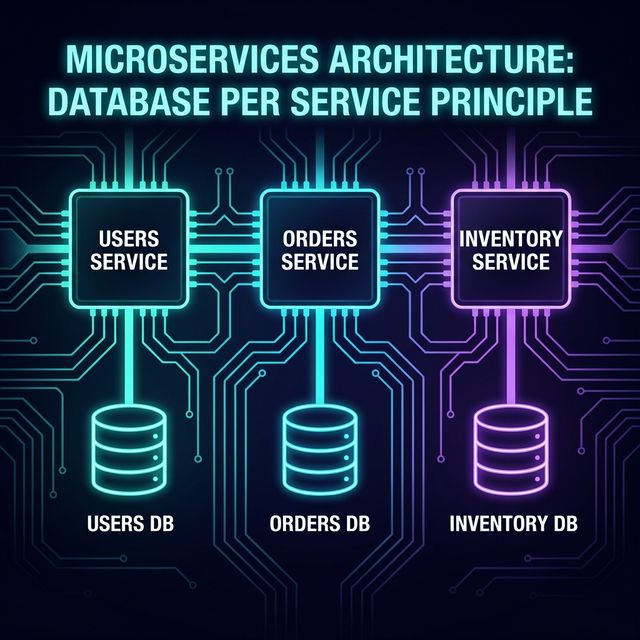 Database per Service Visual