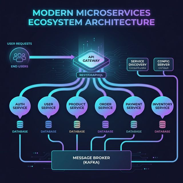 High-Level Microservices Diagram